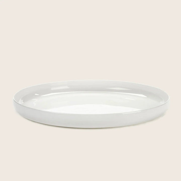 Piet Boon Base Tableware Collection Glazed White / XLarge Plate (Set of 4)