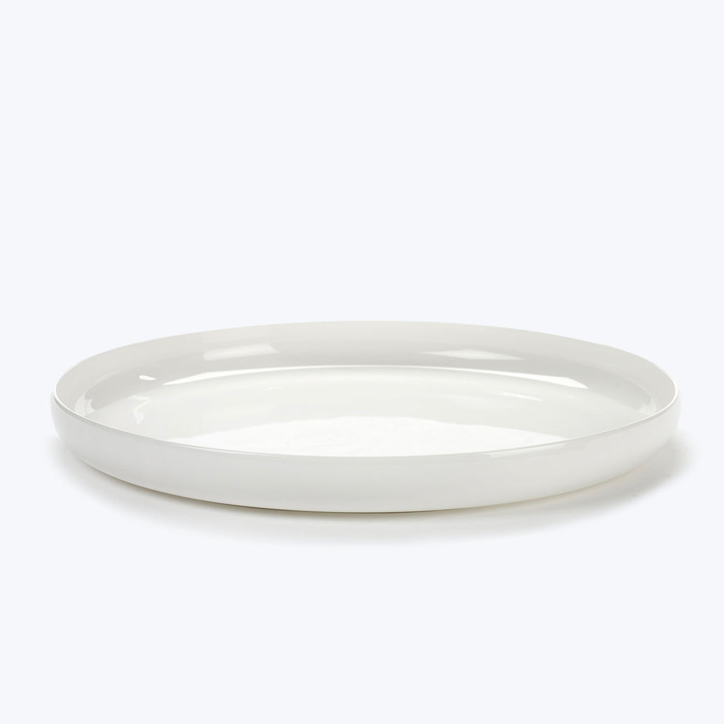 Piet Boon Base Tableware Collection Glazed White / XLarge Plate (Set of 4)