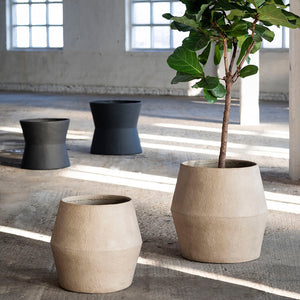 Construct Planter-Black-Large - hover
