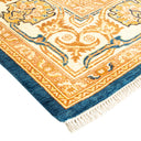 Eclectic, One-of-a-Kind Hand-Knotted Area Rug  - Blue, 6' 1" x 9' 0" Default Title
