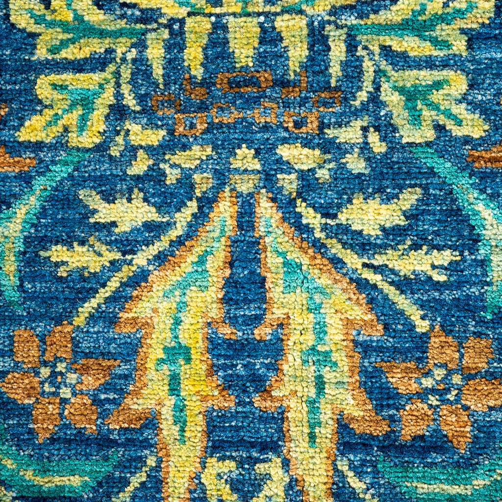 Arts & Crafts, One-of-a-Kind Hand-Knotted Area Rug  - Blue, 6' 0" x 9' 3" Default Title