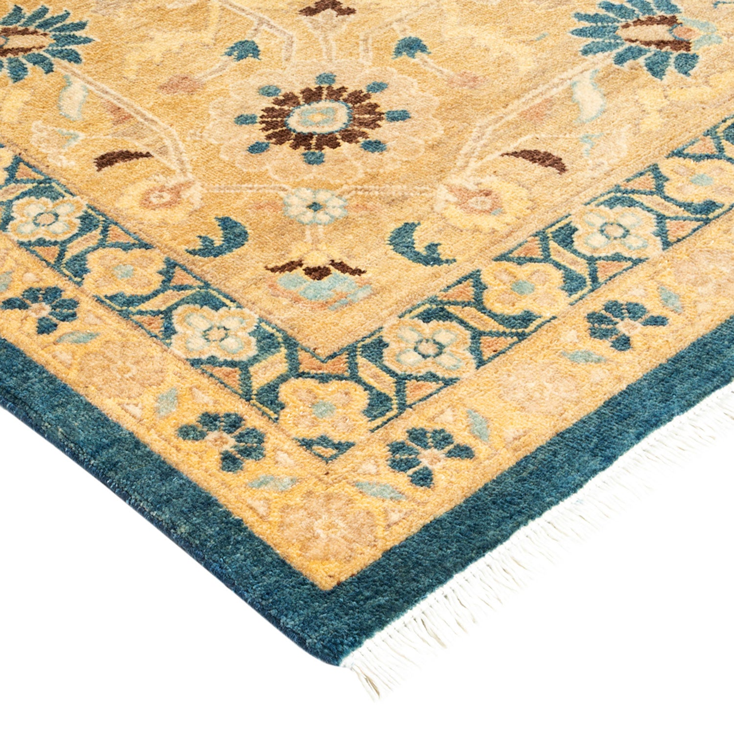 Beige Modern Wool Silk Blend Rug - 2'4 x 3'9 – abc carpet & home