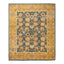 Exquisite handwoven rug showcases intricate design in rich color palette.