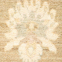 Close-up of plush, textured carpet featuring natural muted colors.