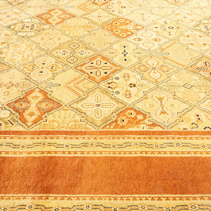 Eclectic, One-of-a-Kind Hand-Knotted Area Rug  - Brown, 8' 1" x 10' 1" Default Title