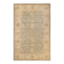 Eclectic, One-of-a-Kind Hand-Knotted Area Rug  - Green, 6' 3" x 9' 9" Default Title