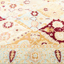 Eclectic, One-of-a-Kind Hand-Knotted Area Rug  - Ivory, 6' 2" x 8' 10" Default Title