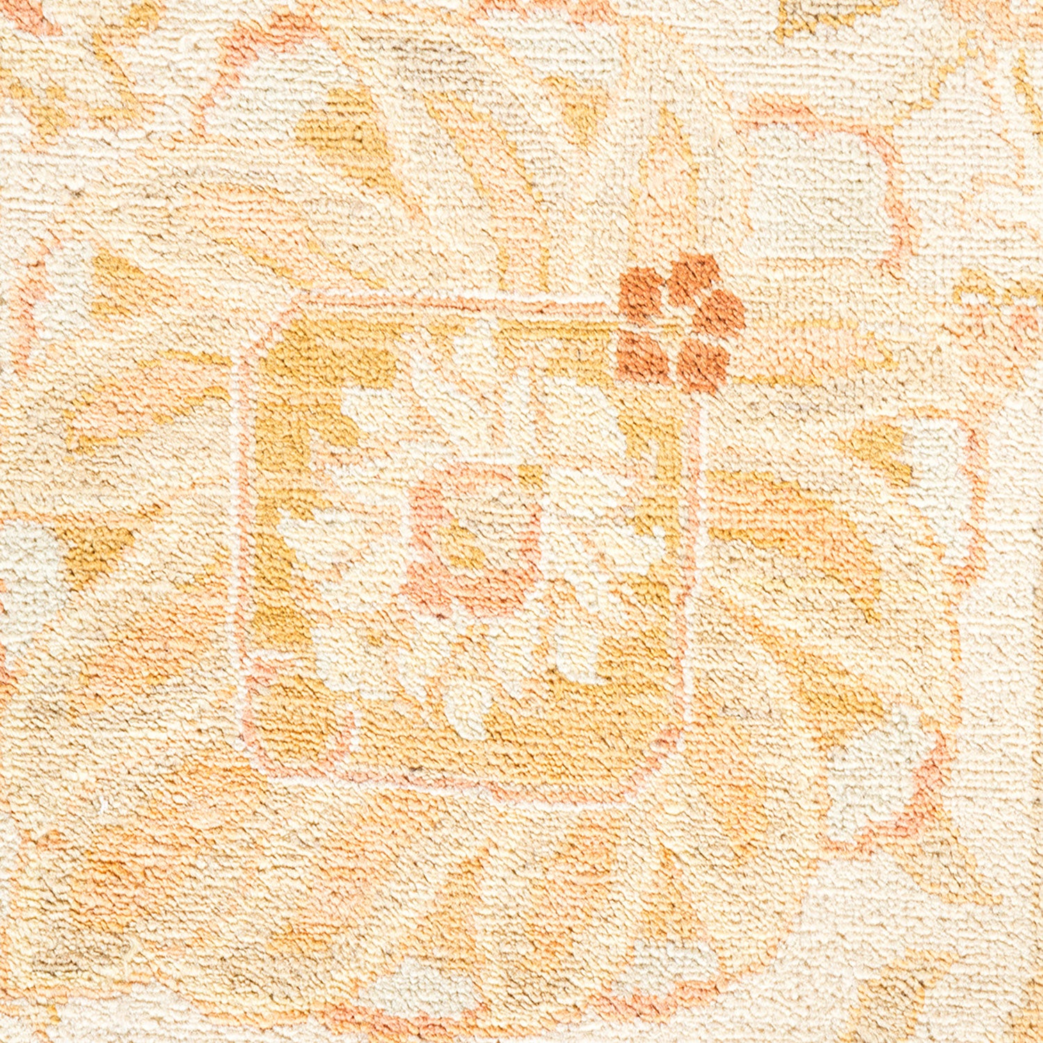Close-up of a soft, multicolored floral fabric with plush texture.