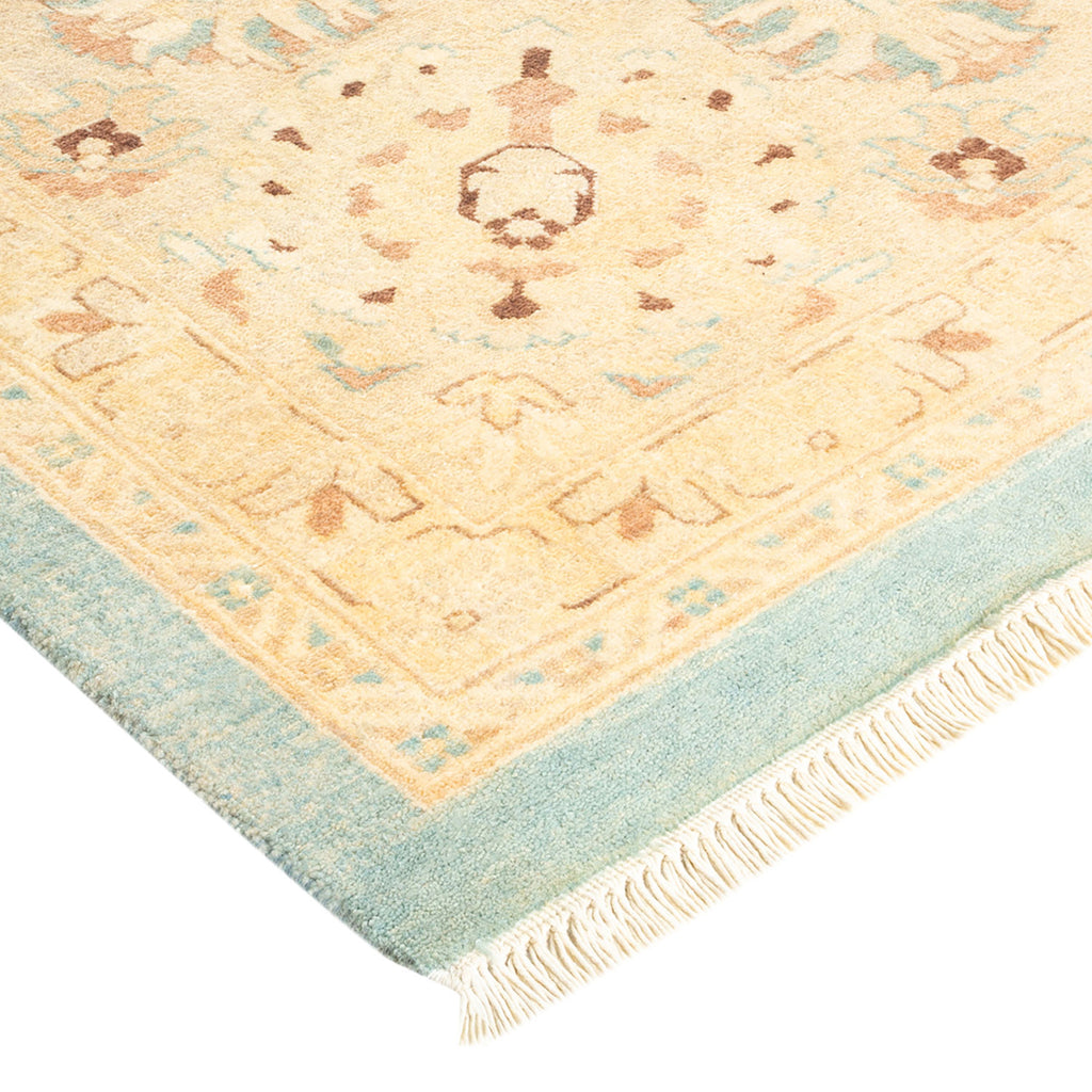 Eclectic, One-of-a-Kind Hand-Knotted Area Rug  - Light Blue, 12' 2" x 15' 10" Default Title