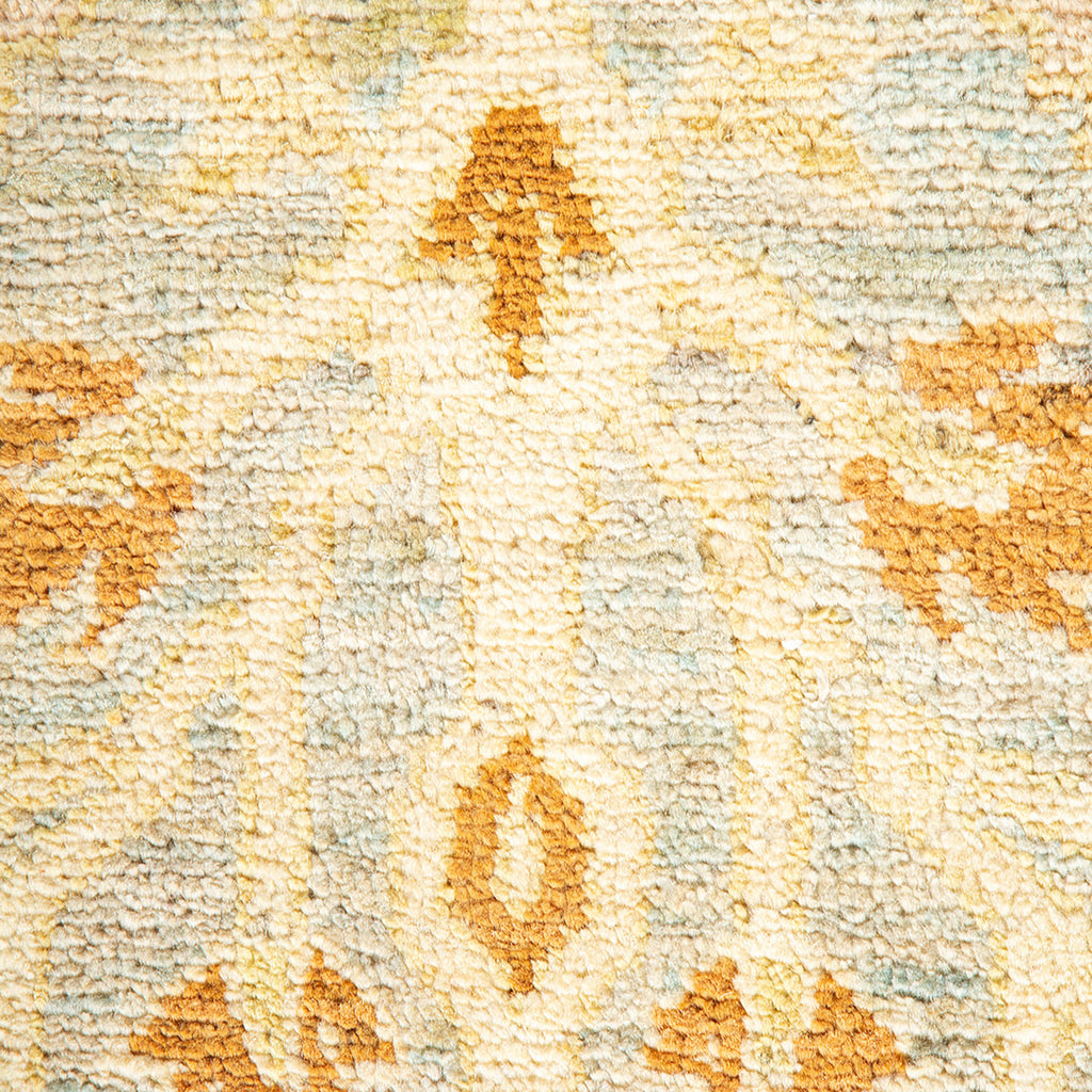 Eclectic, One-of-a-Kind Hand-Knotted Area Rug  - Light Blue, 9' 1" x 12' 1" Default Title