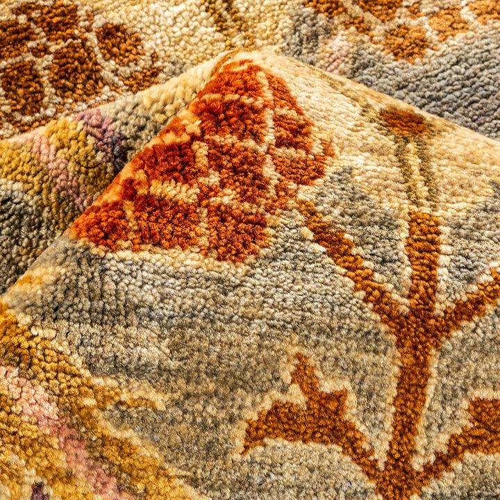 Intricate and vibrant oriental rug showcases exquisite craftsmanship and design.