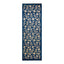 Eclectic, One-of-a-Kind Handmade Area Rug  - Blue, 4' 0" x 11' 10" Default Title
