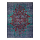 Suzani, One-of-a-Kind Hand-Knotted Area Rug  - Purple, 9' 2" x 12' 8" Default Title