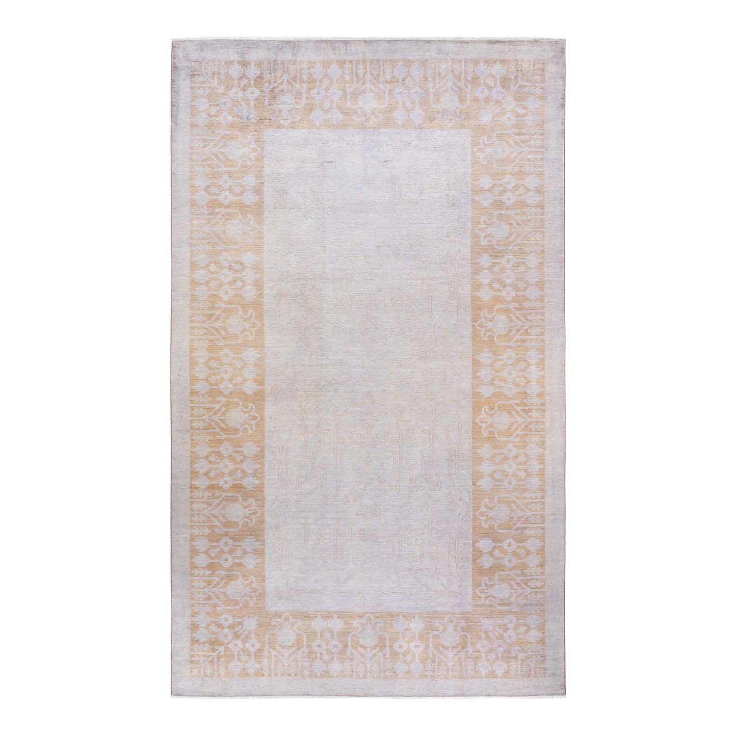 Vibrance, One-of-a-Kind Hand-Knotted Area Rug  - Beige, 8' 0" x 13' 6" Default Title