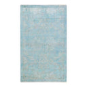 Vibrance, One-of-a-Kind Hand-Knotted Area Rug  - Light Blue, 4' 1" x 6' 9" Default Title