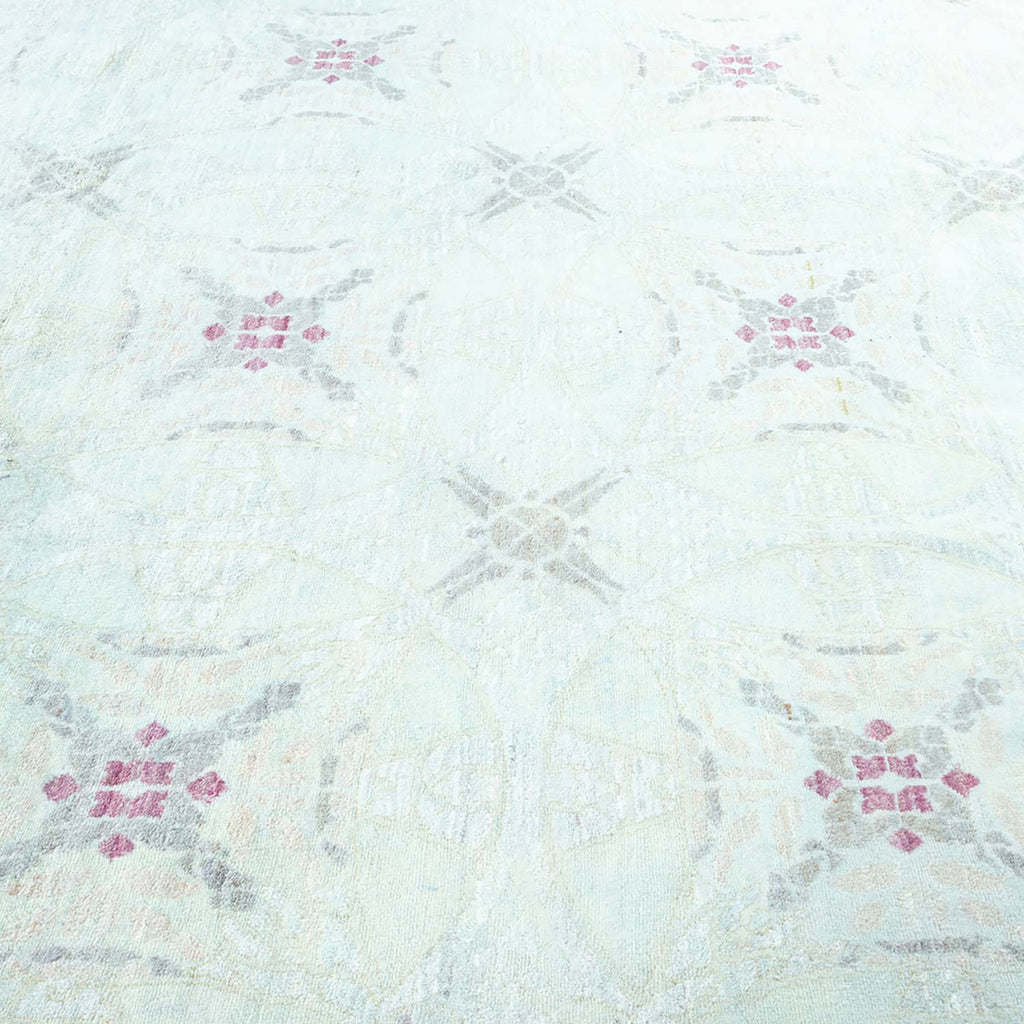 Vibrance, One-of-a-Kind Hand-Knotted Area Rug  - Light Blue, 8' 0" x 10' 1" Default Title