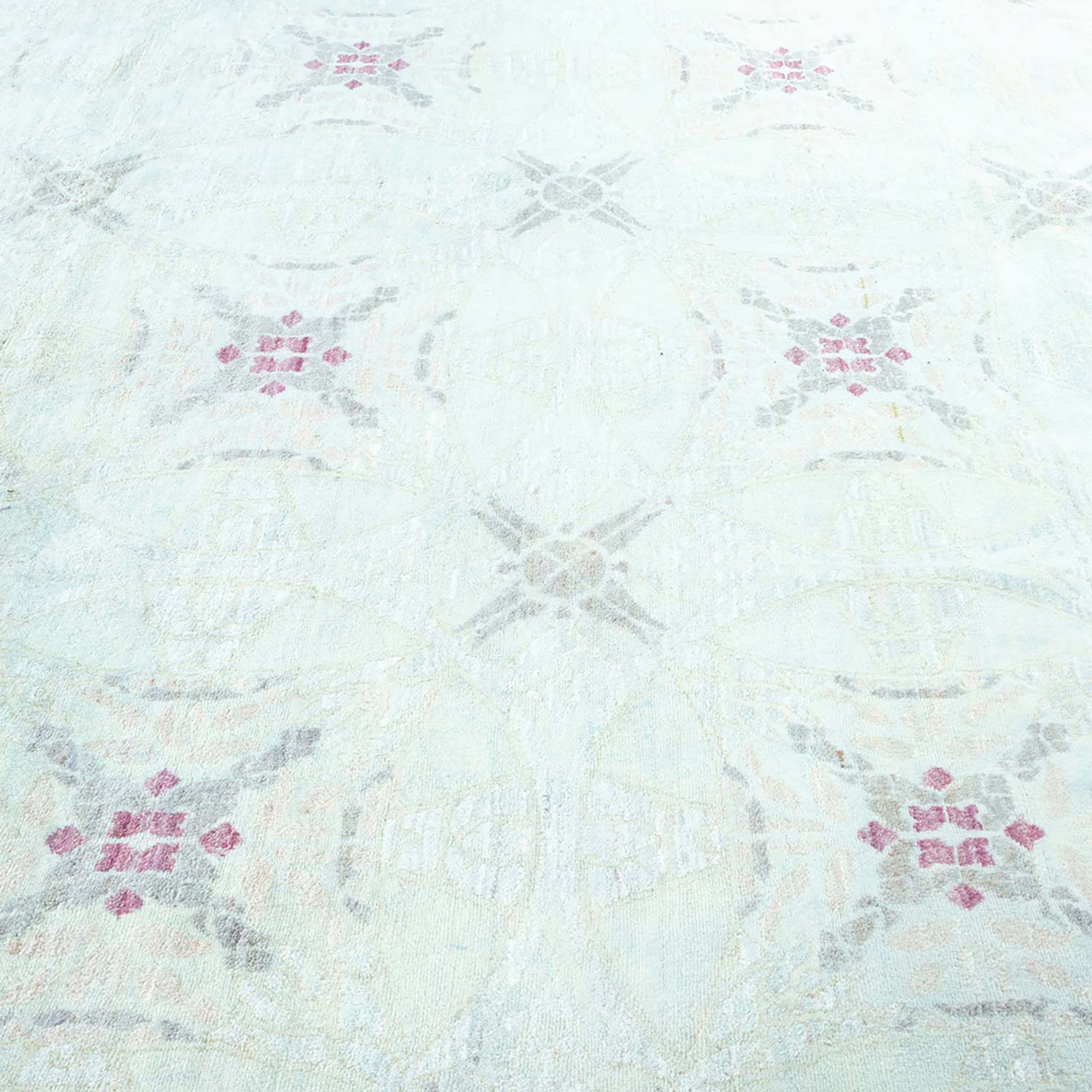Vibrance, One-of-a-Kind Hand-Knotted Area Rug  - Light Blue, 8' 0" x 10' 1" Default Title