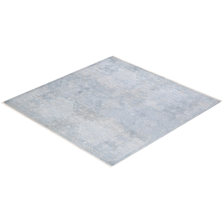 Worn and weathered steel sheet with textured surface in blue-gray