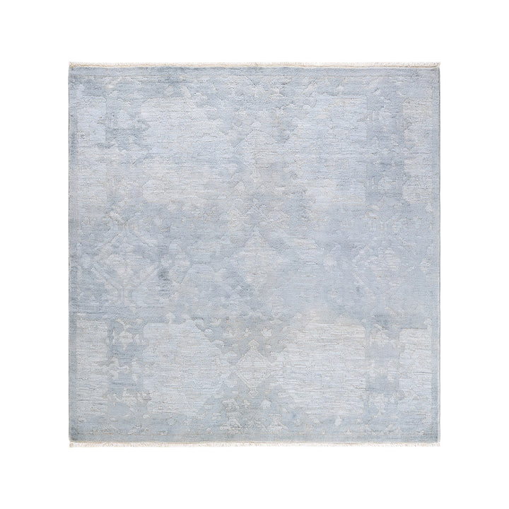Abstract textured surface in shades of blue and white art.