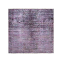 Vibrance, One-of-a-Kind Hand-Knotted Area Rug  - Purple, 5' 10" x 5' 10" Default Title