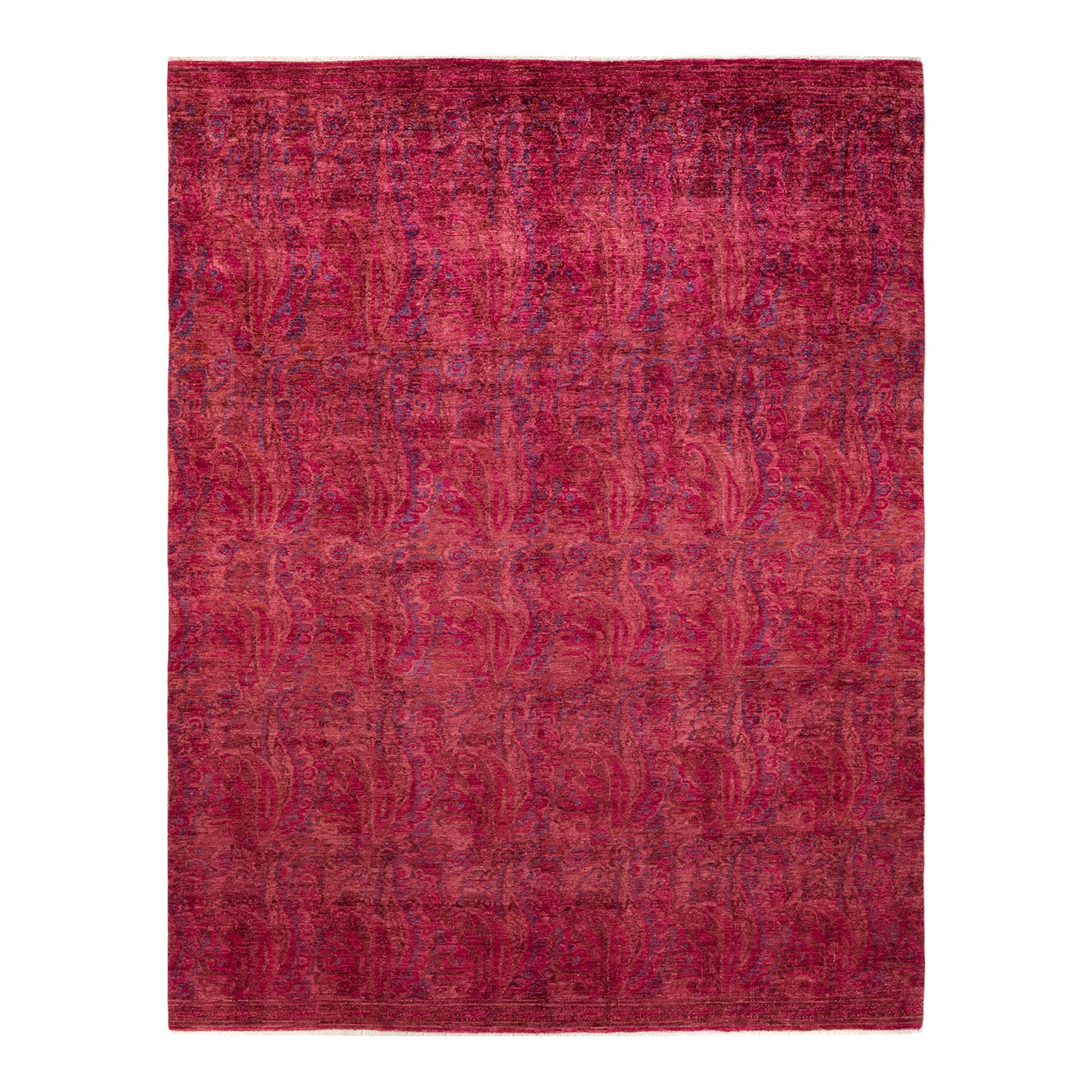 Transitional 4x6 Area Rug Shag Thick (4' x 5'3'') Solid Red Indoor  Rectangle Easy to Clean 