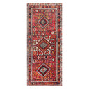Exquisite Persian/Oriental handwoven rug with intricate geometric patterns and motifs.