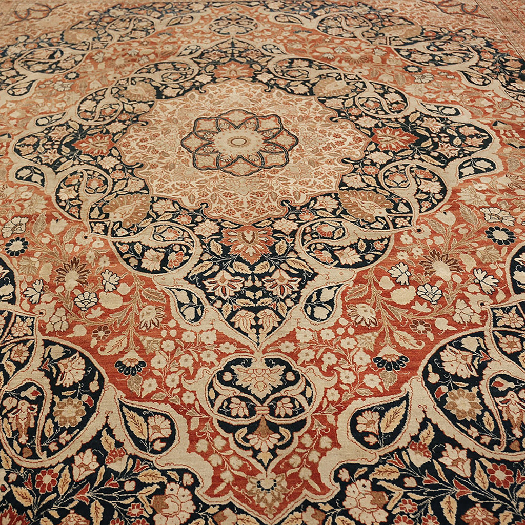 Antique Tabriz Persian Carpet - 10'0" x 13'6" Default Title