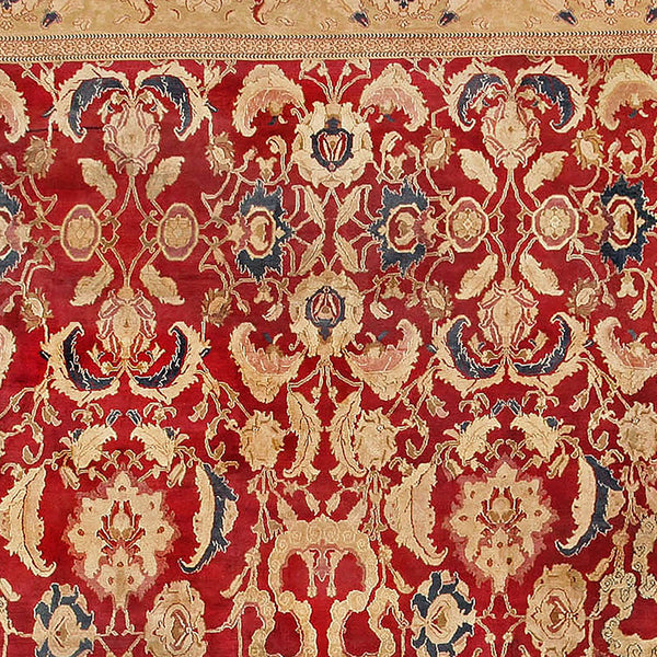 Antique Indian Agra Rug - 16'7" x 20'10" Default Title