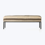 Kilim Upholstered Accent Bench Default Title