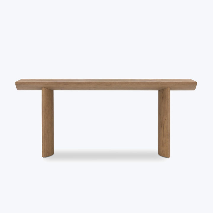 Simple Oak Console Table Default Title