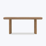 Simple Oak Console Table Default Title
