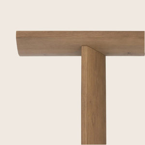 Simple Oak Console Table Default Title - hover