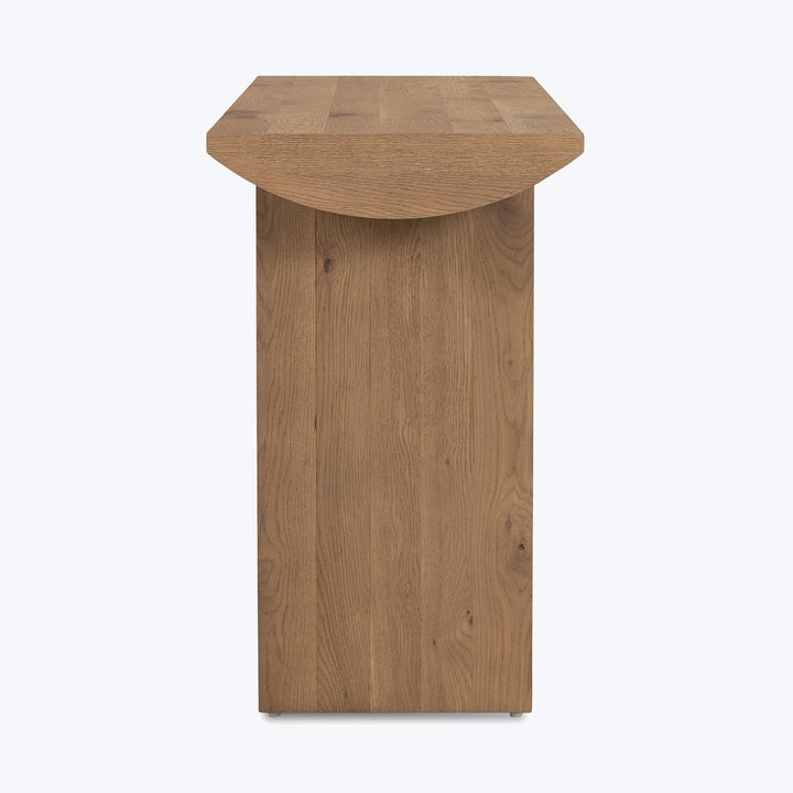 Simple Oak Console Table Default Title