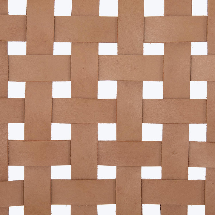 Woven Leather Counter Stool Default Title