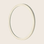 Linen Textured Round Mirror Default Title