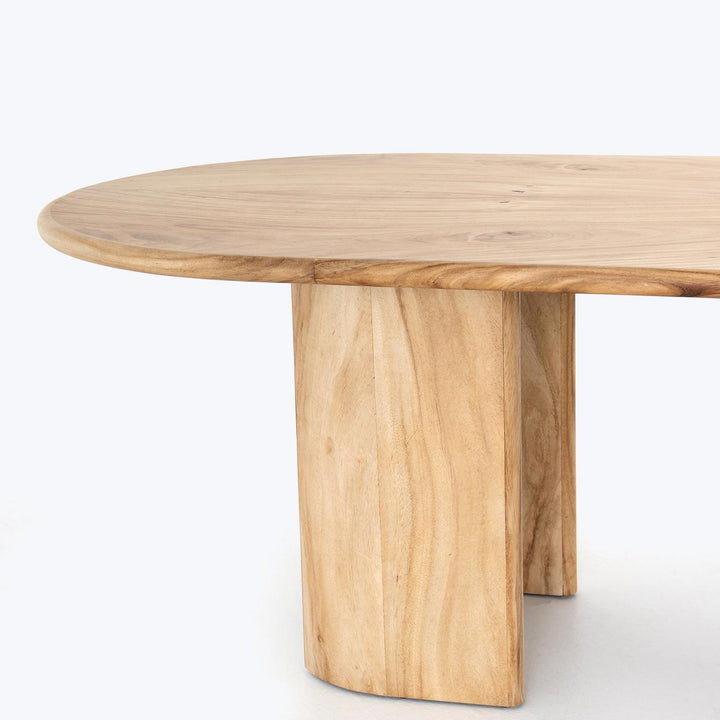 Oval Wood Dining Table Default Title