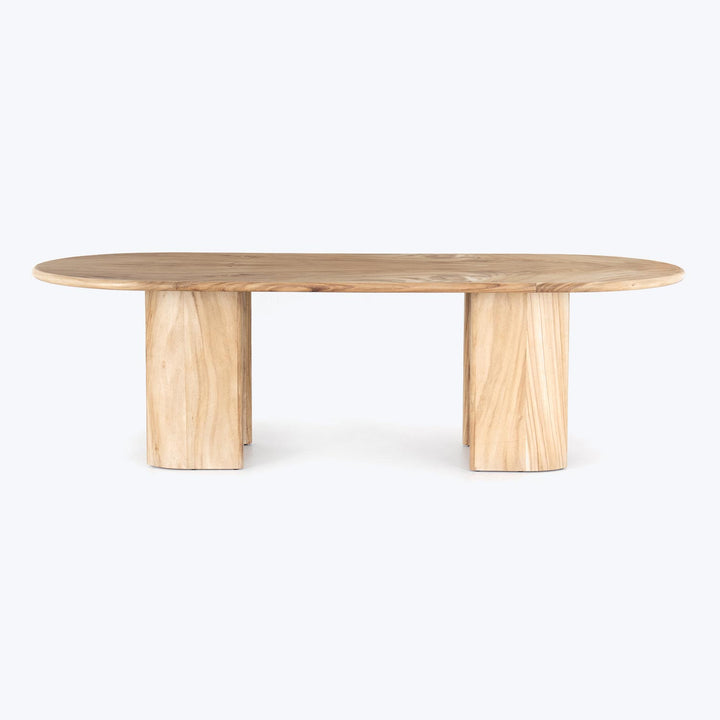 Oval Wood Dining Table Default Title
