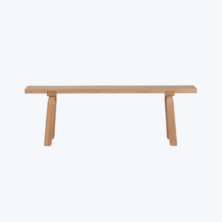 Narrow Wood Accent Bench Default Title