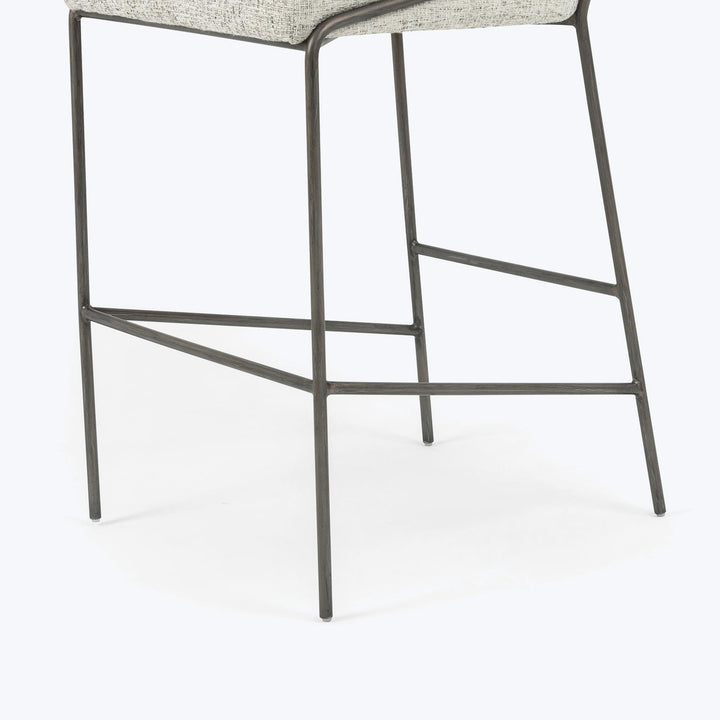 Curved Bar Stool, Natural Default Title