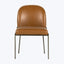 Curved Dining Chair, Leather Default Title