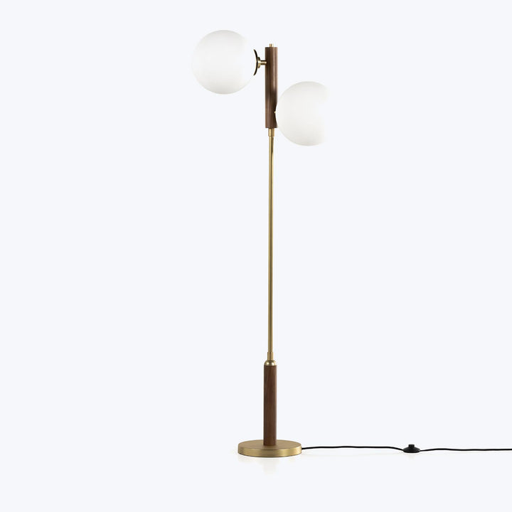 Globe Floor Lamp, Brass Finish Default Title