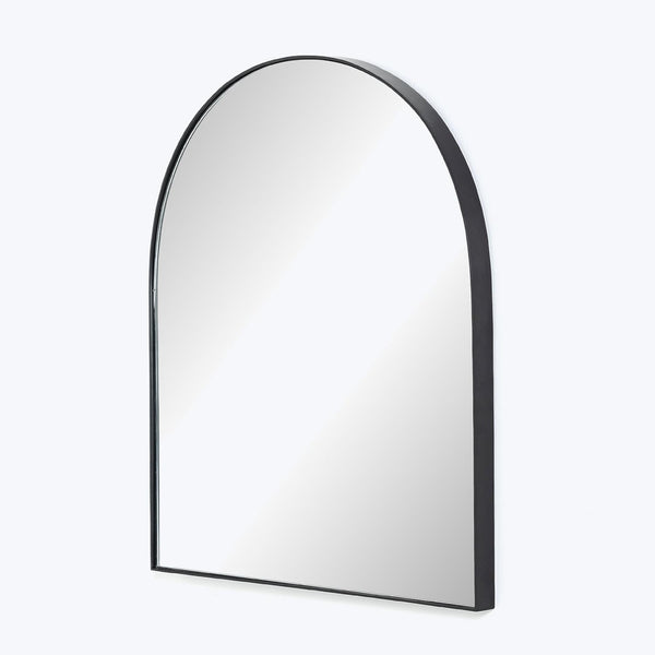 Black Frame Arch Wall Mirror Default Title