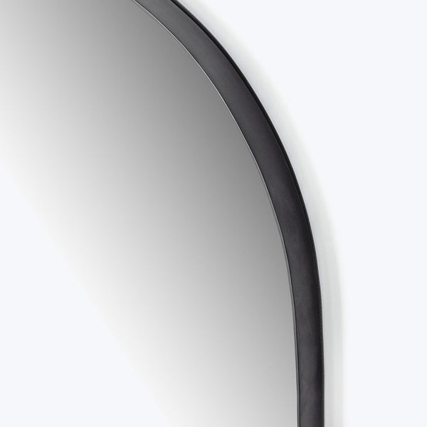 Black Frame Arch Wall Mirror Default Title
