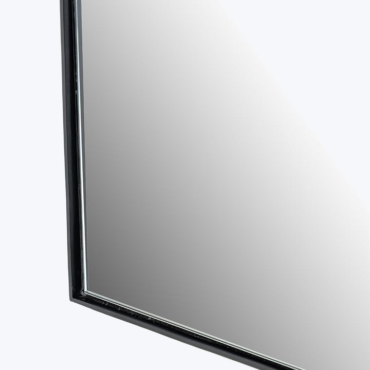 Black Frame Arch Wall Mirror Default Title