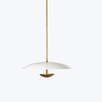 Disk Pendant Light, Brass Default Title