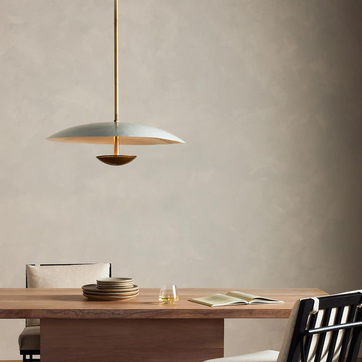 Disk Pendant Light, Brass Default Title