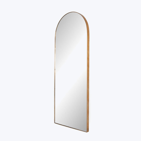 Large Arch Floor Mirror, Brass Default Title