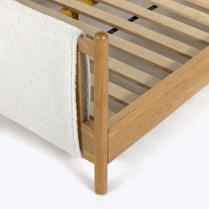 Shearling Accent Bed Queen