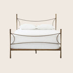 Brass Finish Iron Bed King