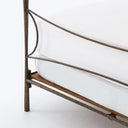 Brass Finish Iron Bed King